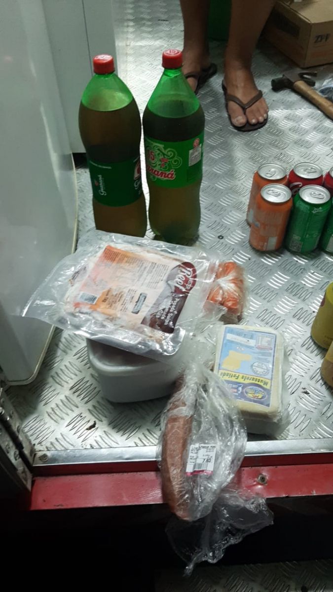 Itens apreendidos